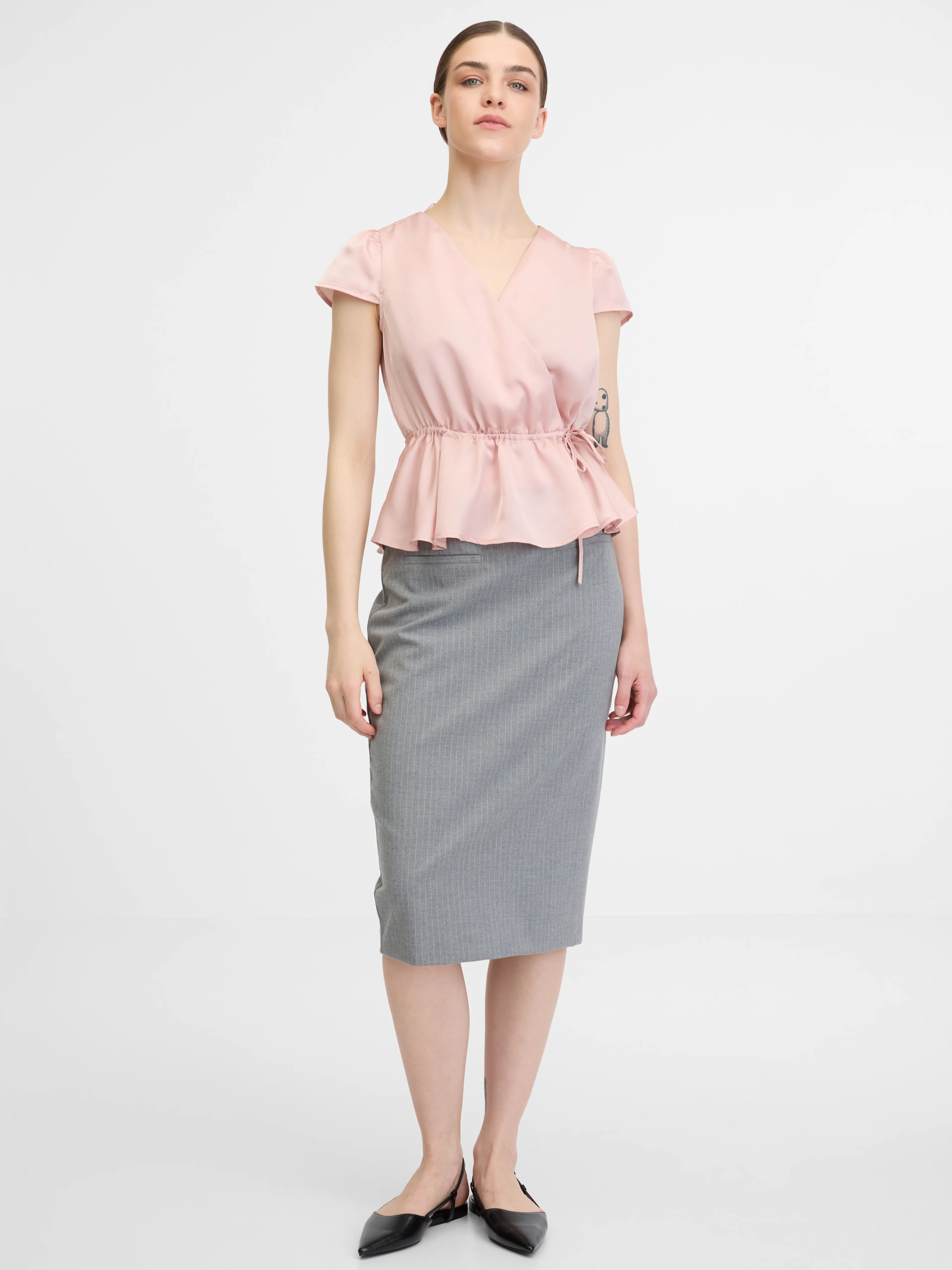 Hellrosa Bluse ORSAY