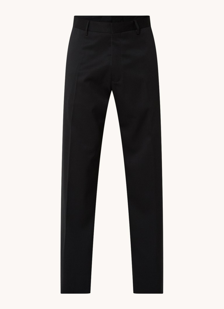 Kalhoty MM6 Wide fit ze směsi panenské vlny s bočními kapsami