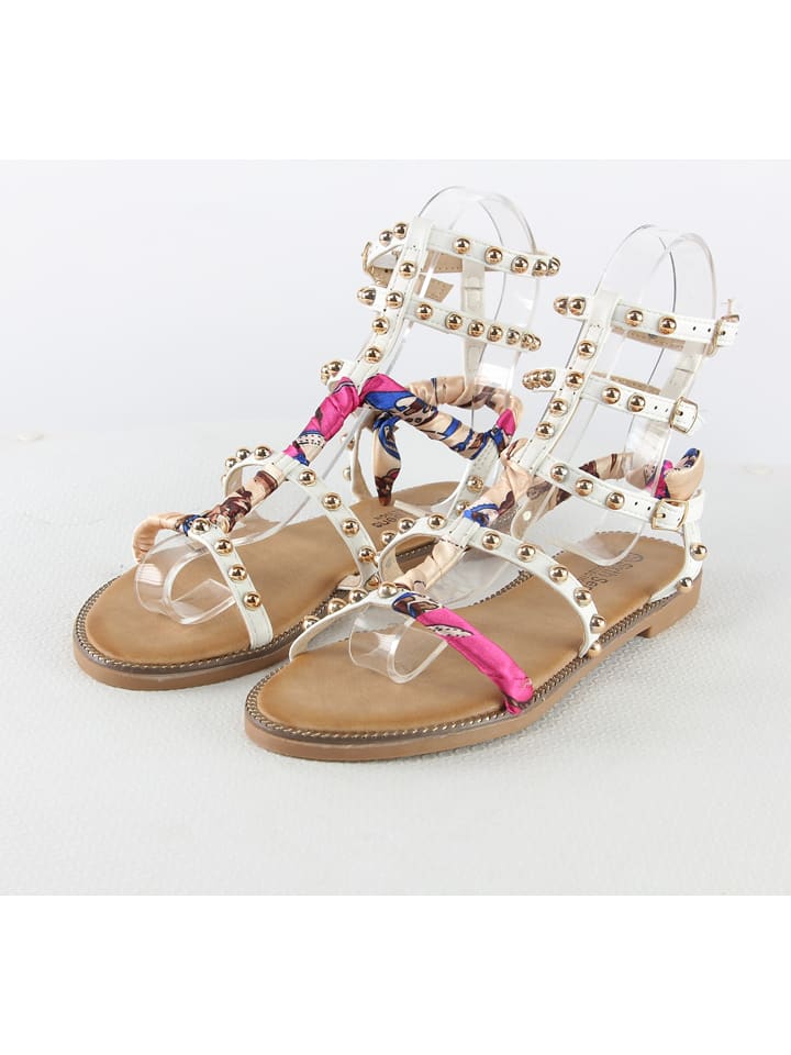 Sixth Sens Sandalen in Weiß günstig kaufen