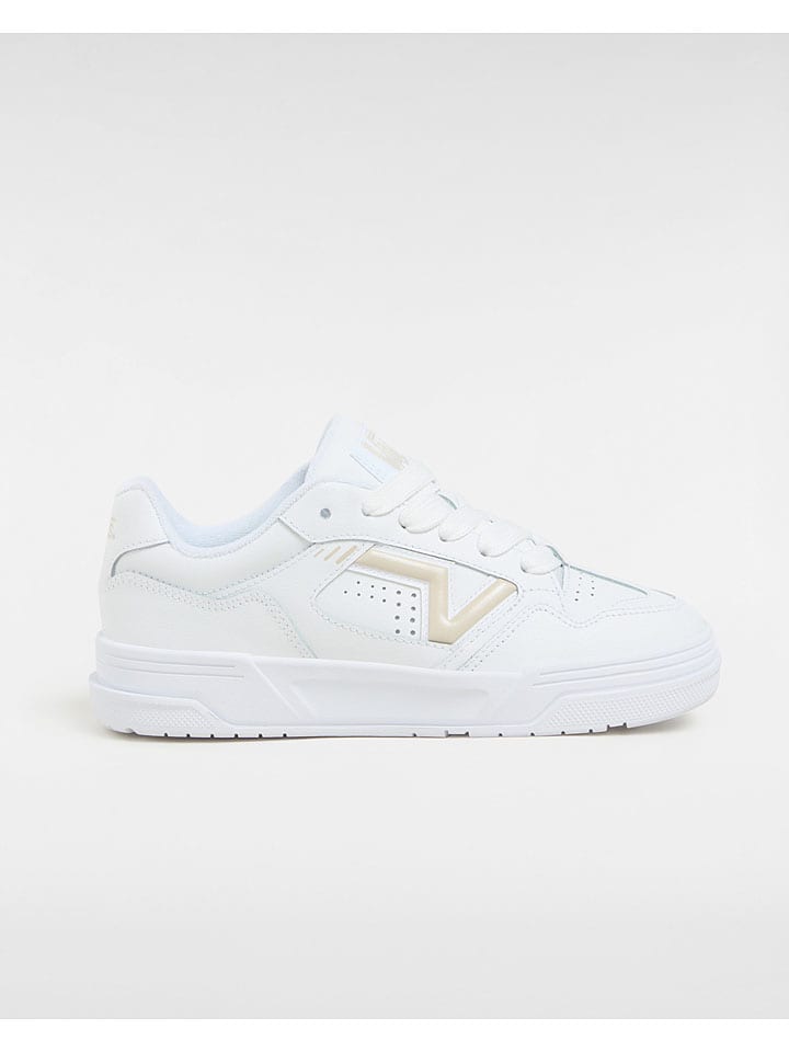 Vans Leder-Sneakers in Weiß günstig kaufen