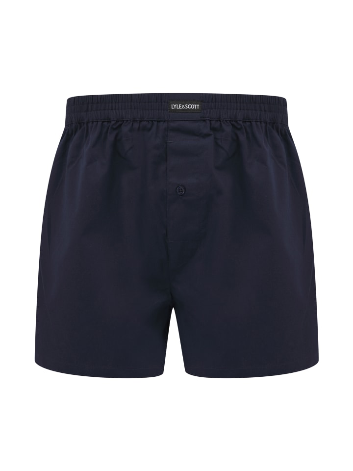Lyle & Scott Boxer 3-Er Set in Dunkelblau/Blau günstig kaufen