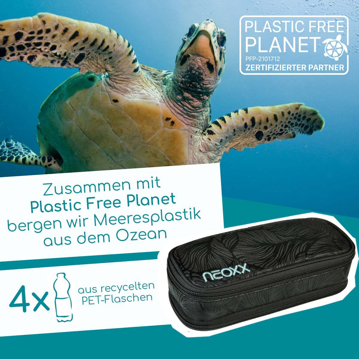 neoxx Schreibgeräteetui Catch, Queen of the Nite, aus recycelten PET-Flaschen