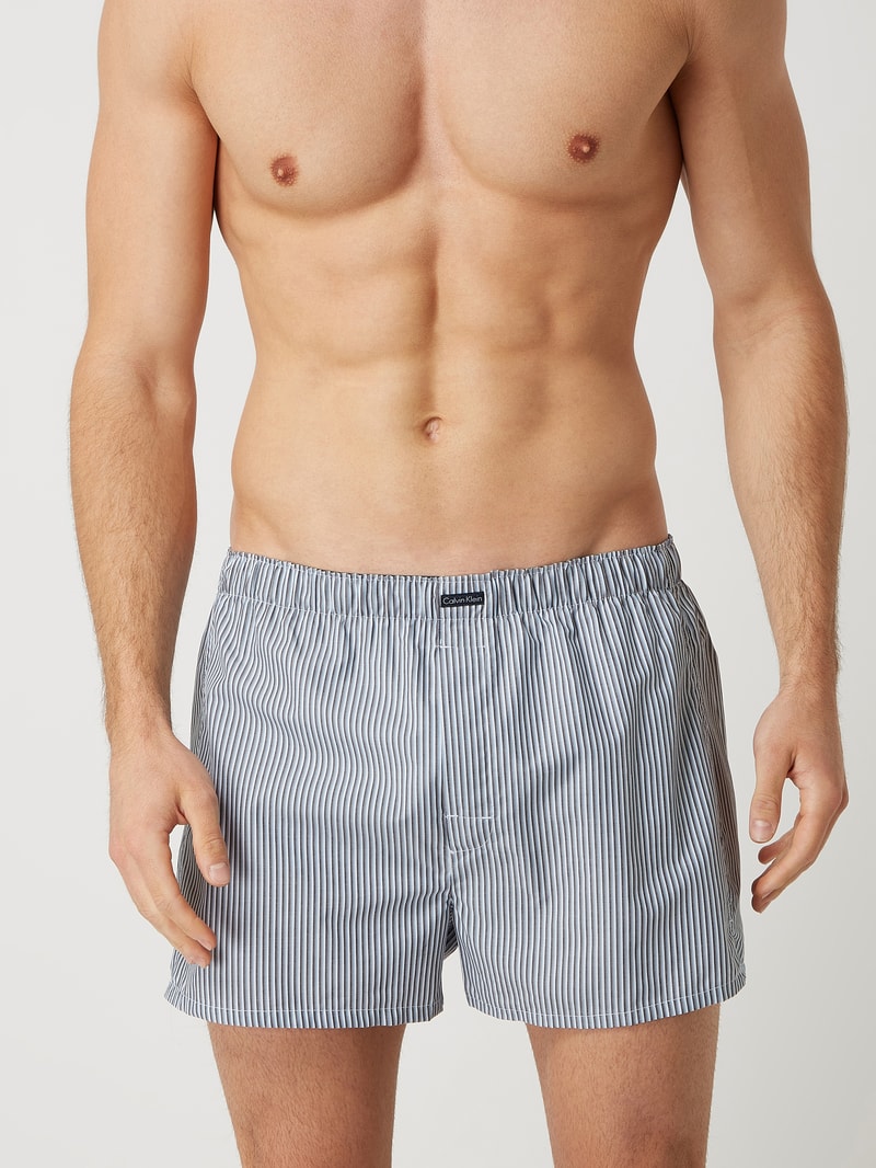 Boxershorts aus Baumwollmischung im 3er-Pack in dunkelblau