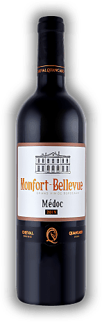 Monfort Bellevue, Medoc und Haut - Medoc, AOC, 2019, Bordeaux rouge  Monfort Bellevue, Medoc und Haut - Medoc, AOC, 2019, Bordeaux rouge   Jahrgang 2019 - 0,75	 Liter - Vol 13%