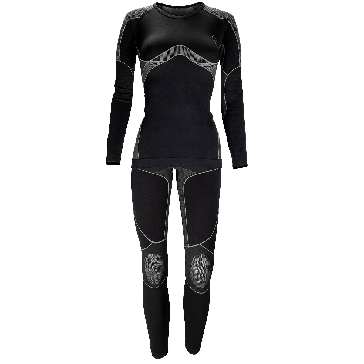 Black Snake Grey Damen Funktionsunterwäsche Set