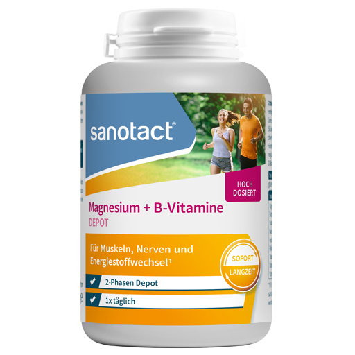 SANOTACT Magnesium 500 B-Vitamine Tabletten  180 St  Tabletten