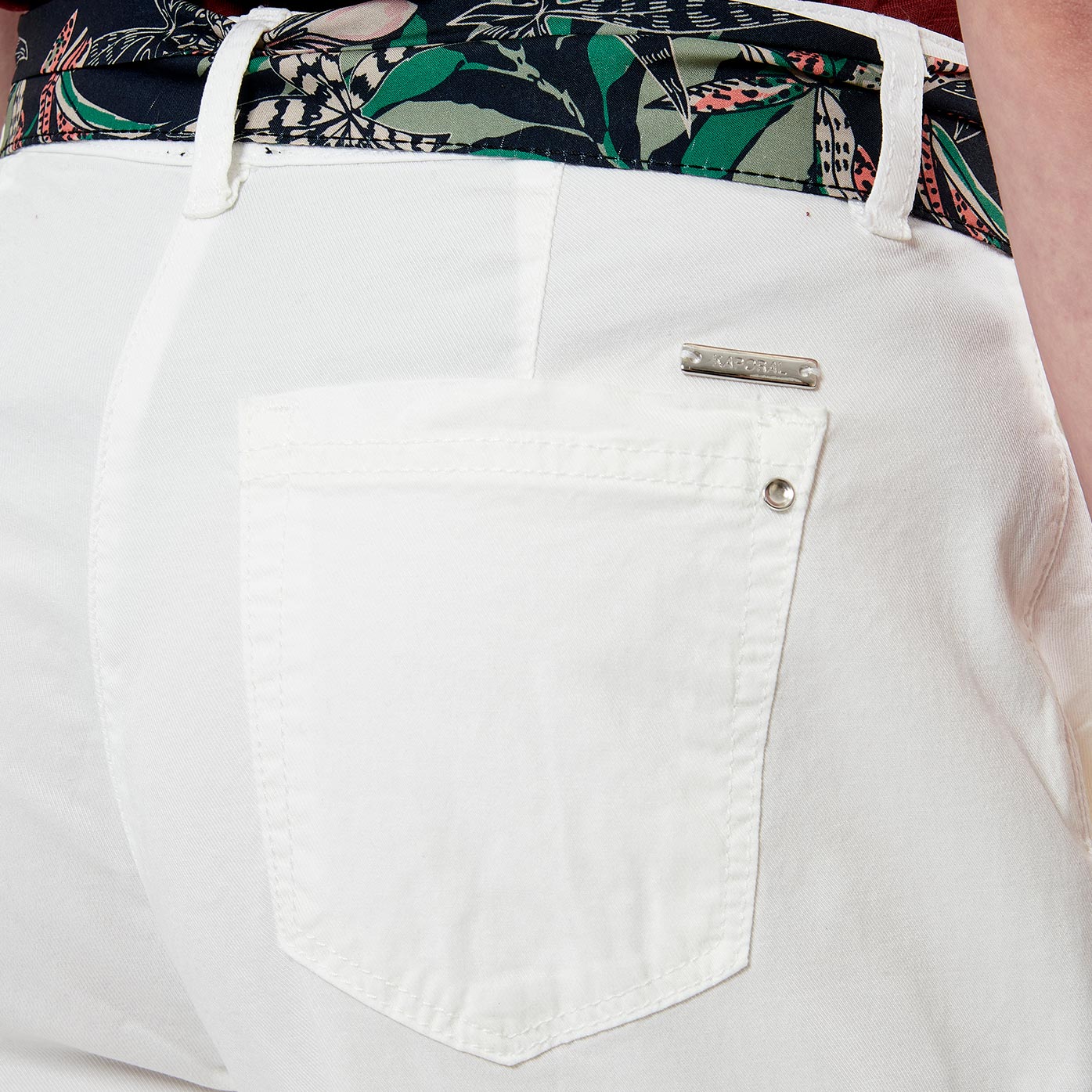 ALBAN  Pantalon blanc Femme