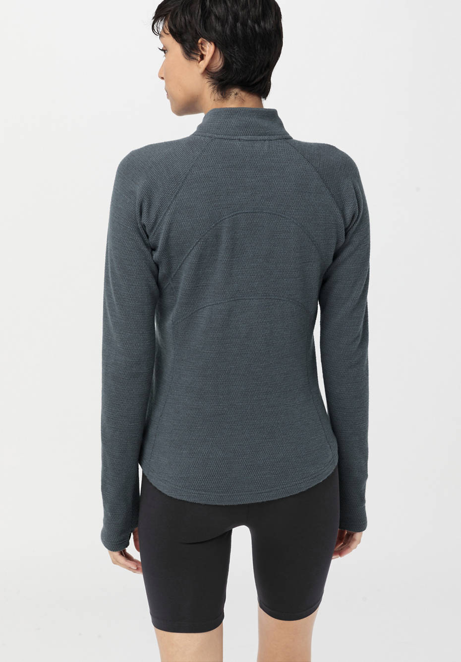 Performance Jacke aus Bio-Merinowolle mit Bio-Baumwolle