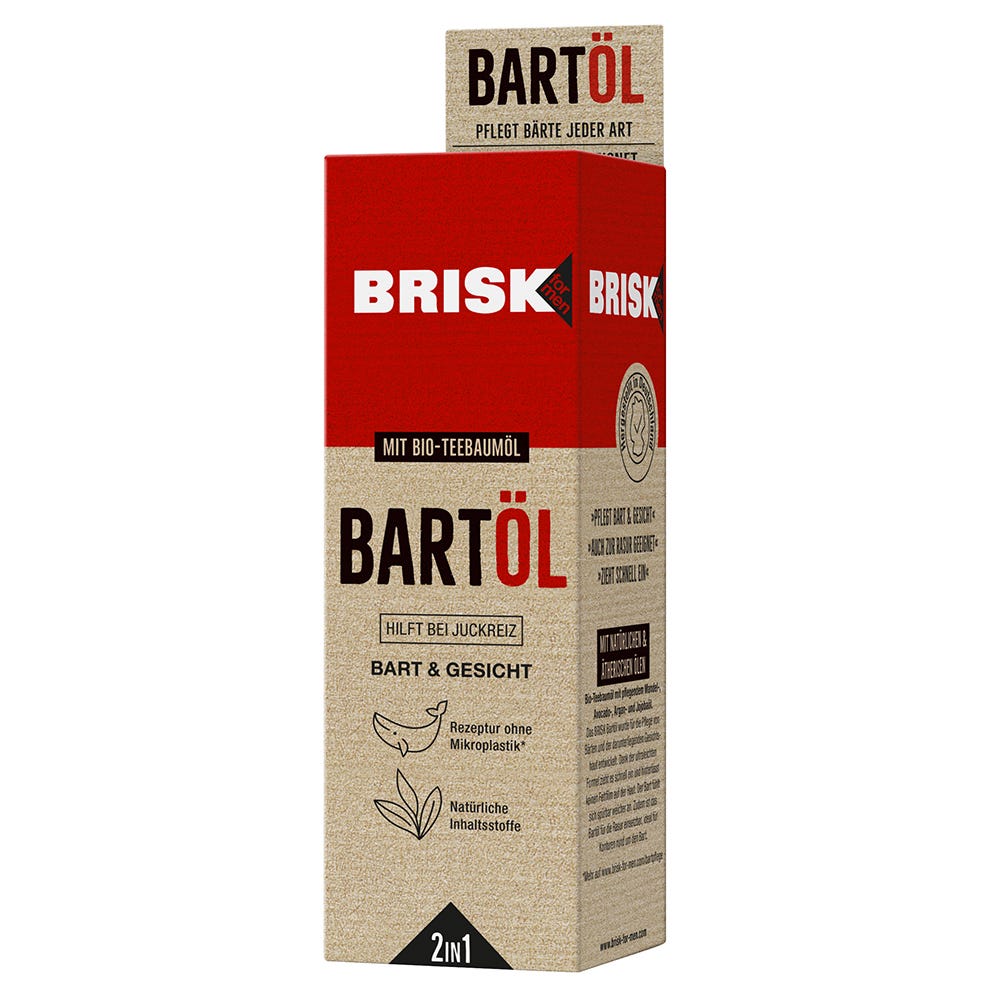 BRISK 2 in 1 Bartöl 50 ml