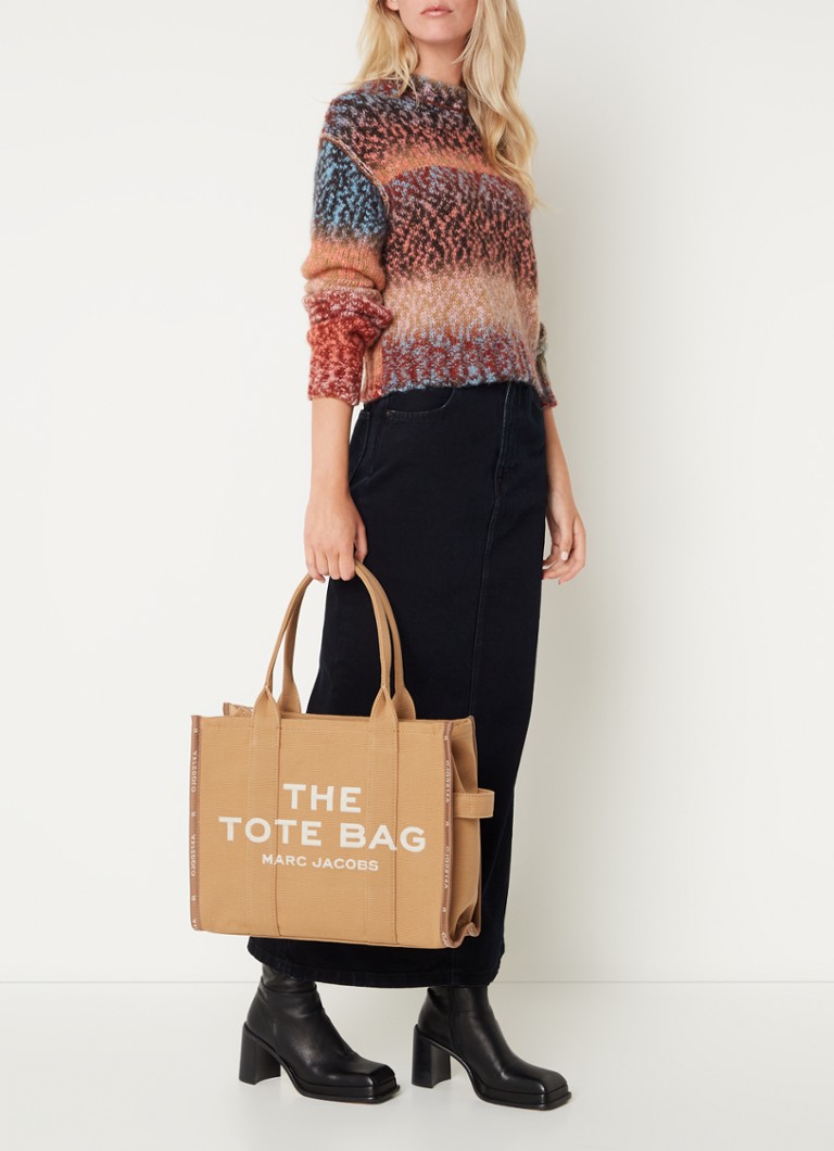 Marc Jacobs The Large Tote -olkalaukku, jossa logobrodeeraus