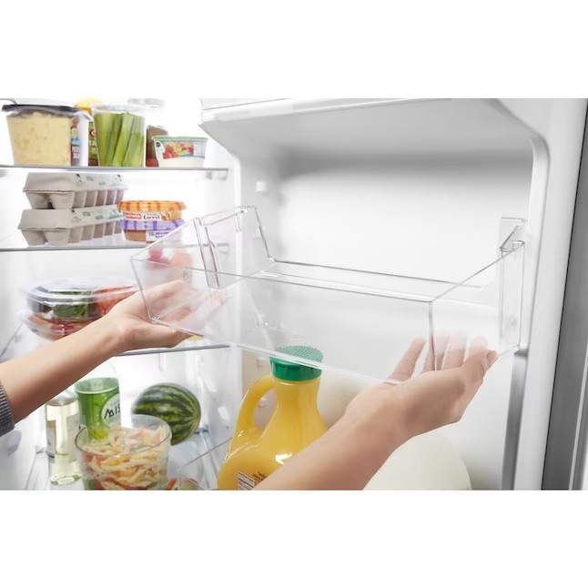 Whirlpool 24.6-cu ft Side-by-Side Refrigerator with Ice Maker (Fingerprint Resistant Stainless Steel)