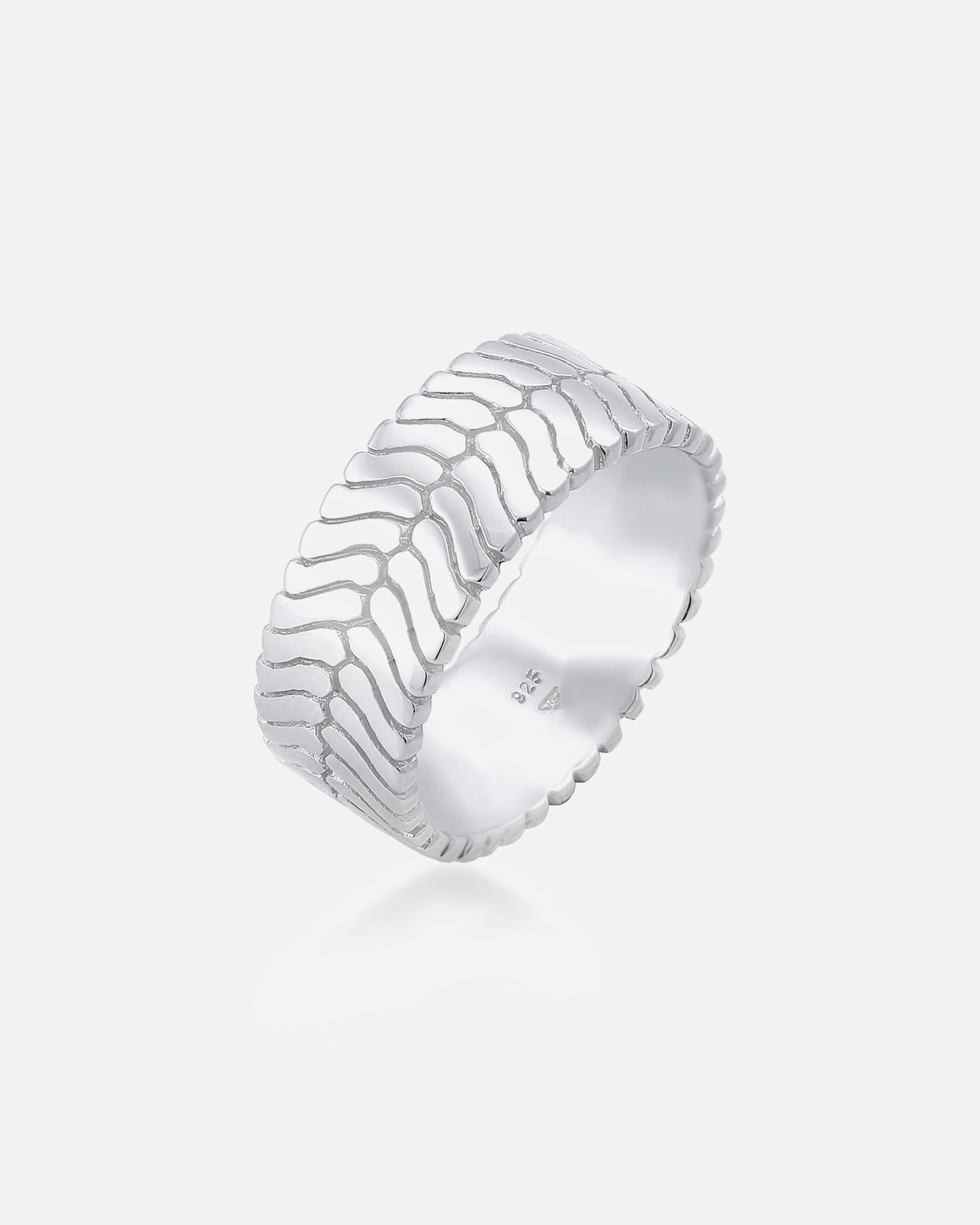 Elli Bones Trend Blogger Chunky-ring for kvinner i 925 sterlingsølv med gullbelegg