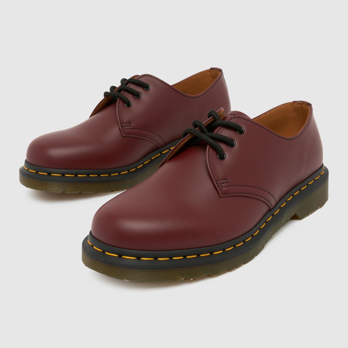 Dr Martens 1461 platta skor i vinröd