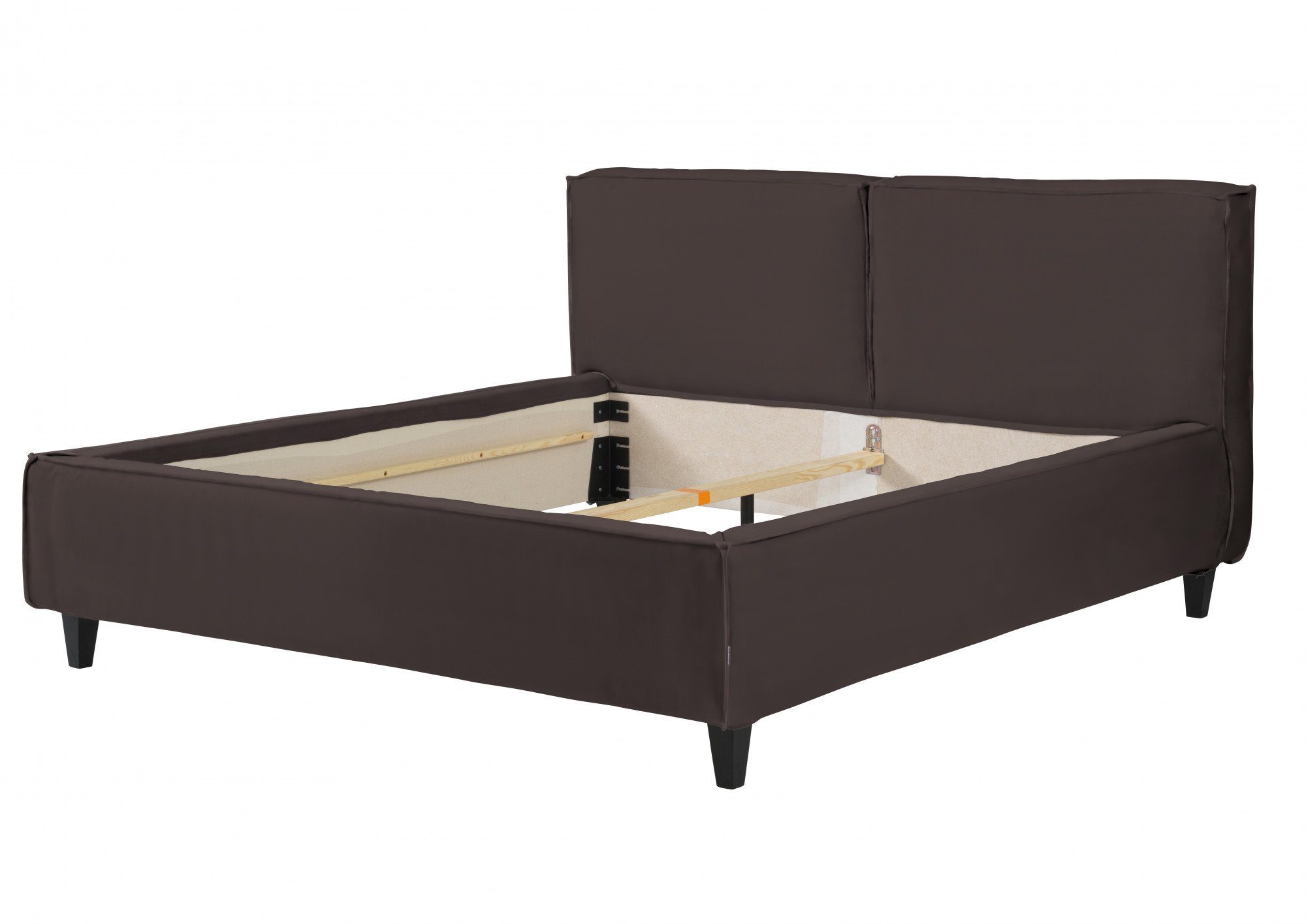furninova Lederbett Vesta High, mit toller Naht, auch in Überlänge 210 cm und 220 cm erhältlich