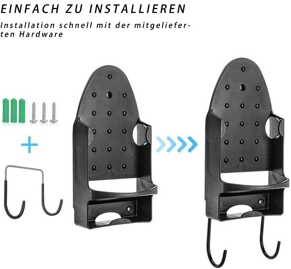 BlingBin Bügelbrett Bügelbretthalter Wandhalterung für Elektrisches Dampfbügeleisen