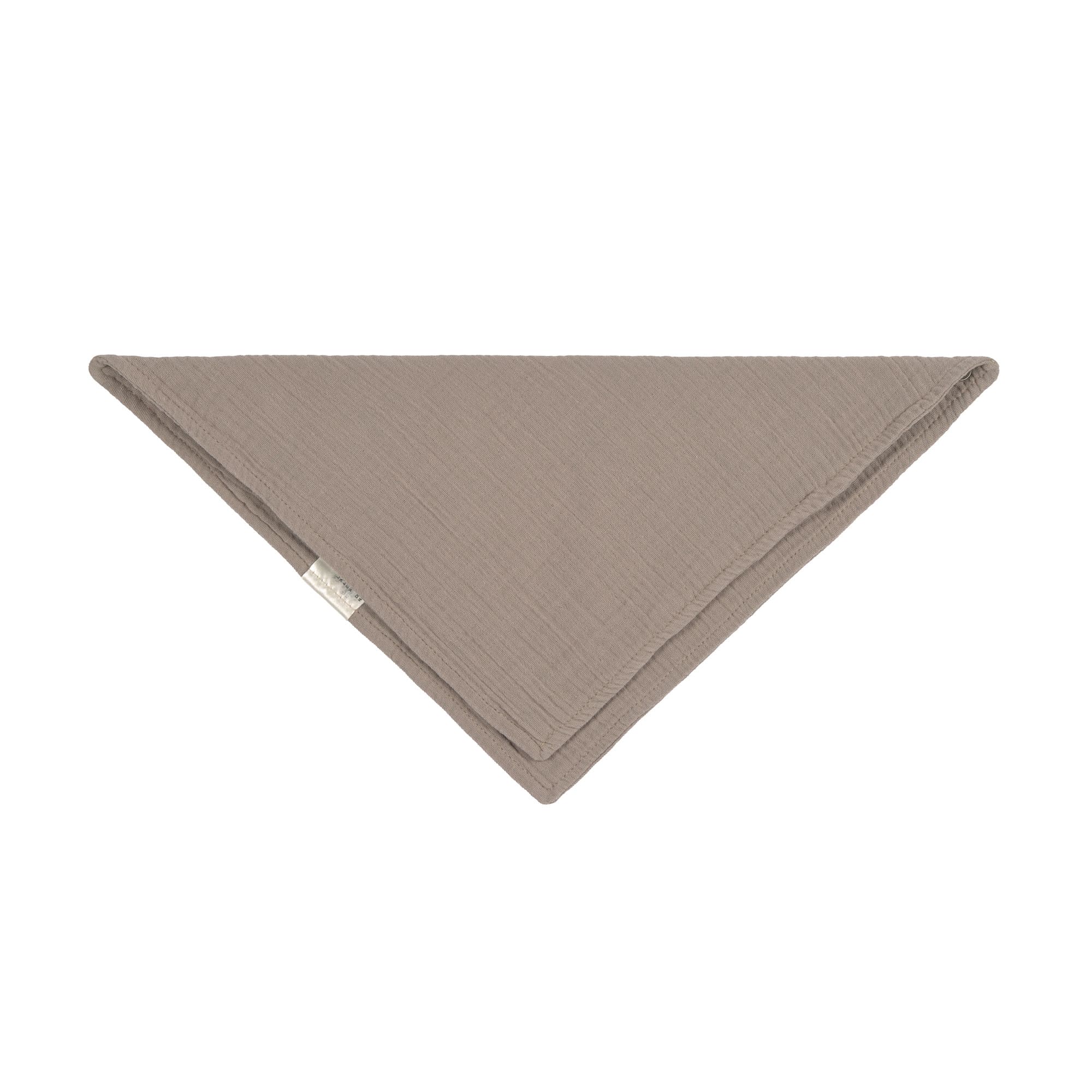 Dreieckstuch - Bio Baumwolle, Taupe, Grau