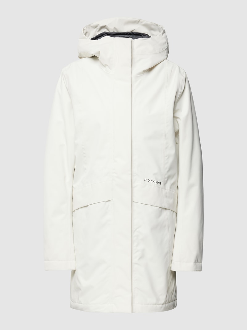 Parka mit Kapuze Modell 'CAJSA' in weiß