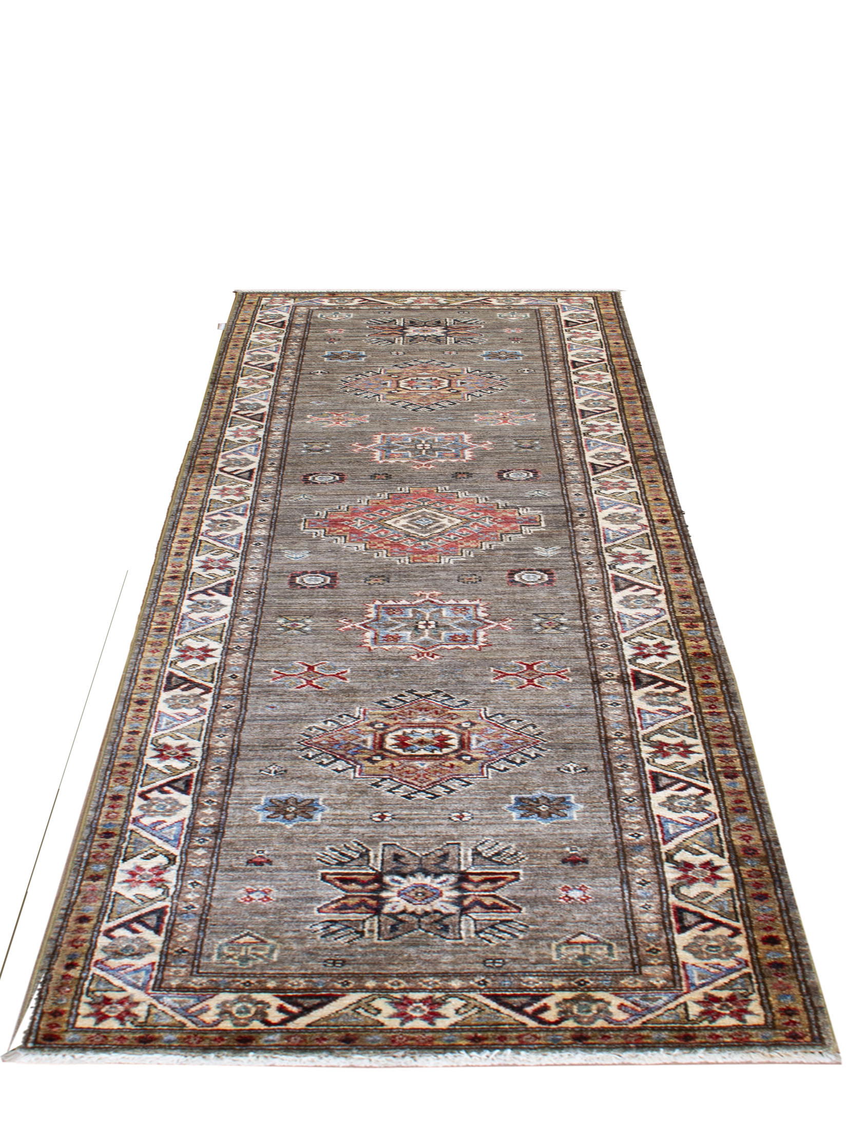 Kazak Ghazni ca. 86 x 232 cm, Unikat / Einzelstück