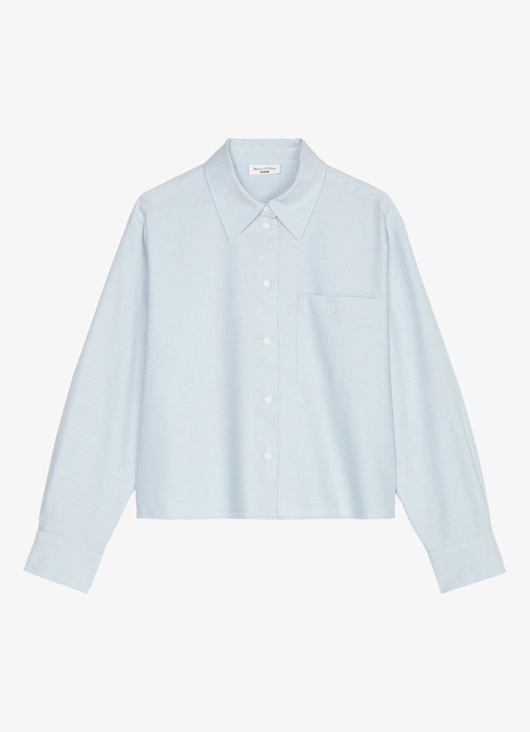 Marc O'Polo Denim predimenzionirana bluza s džepom na prsima