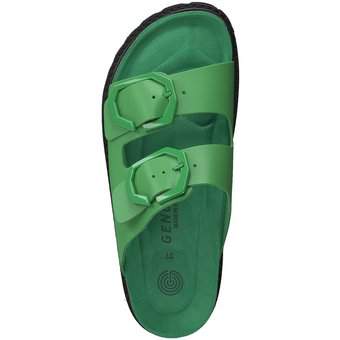 Genuins Galia Leather Pantolette in grün