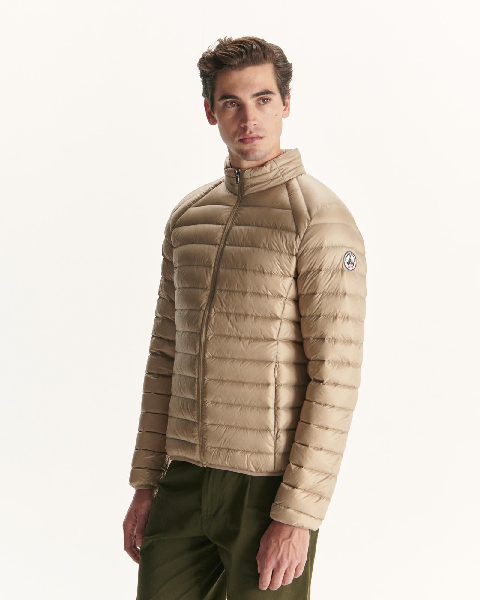 Doudoune légère Beige Mat