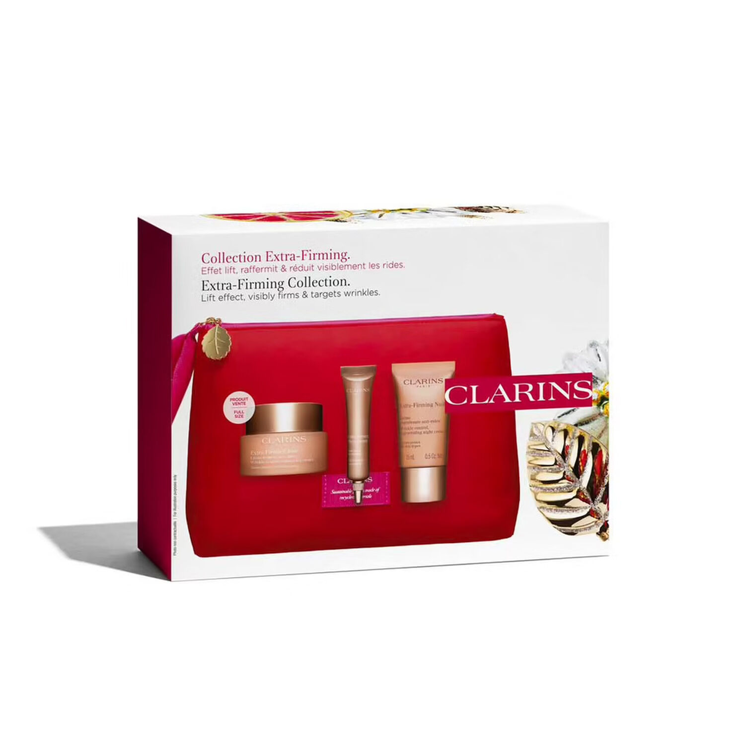 Clarins Extra-Firming Coffret Soin visage anti-âge, anti-rides dès 40 ans