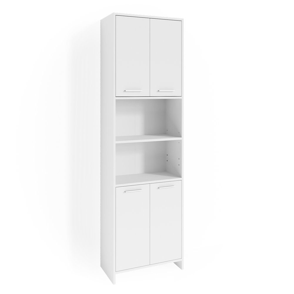 Vicco Hochschrank Badschrank Badezimmerschrank MARIS Weiß