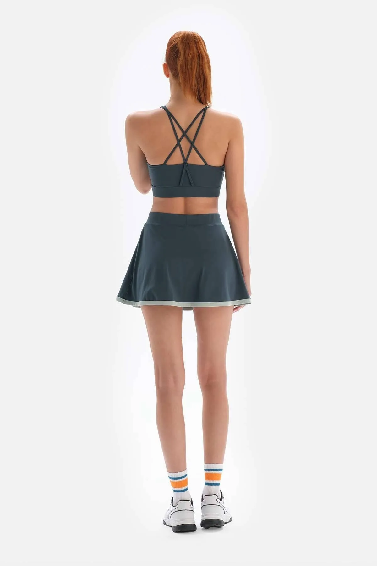 Dagi  Petrol Damen Shorts Rock Wrap