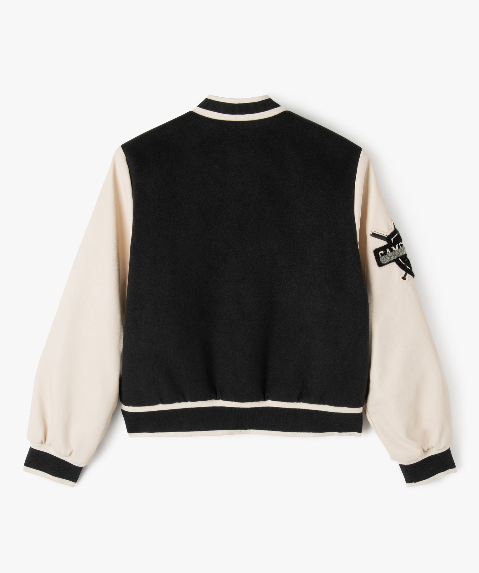 Blouson bomber sportswear bimatière Garçon - Camps United noir | GEMO