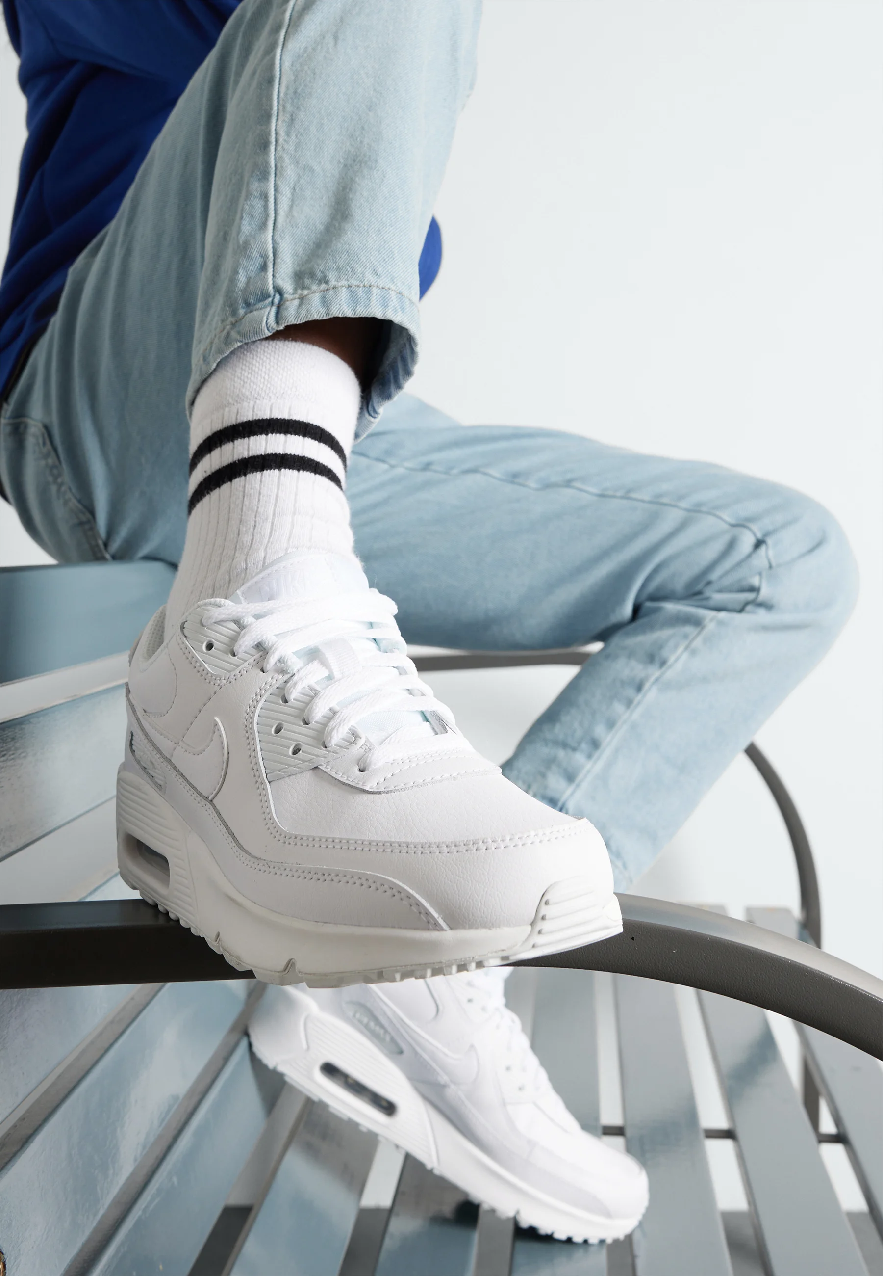 Nike Sportswear NIKE AIR MAX 90 LTR (GS) - Zapatillas bajas