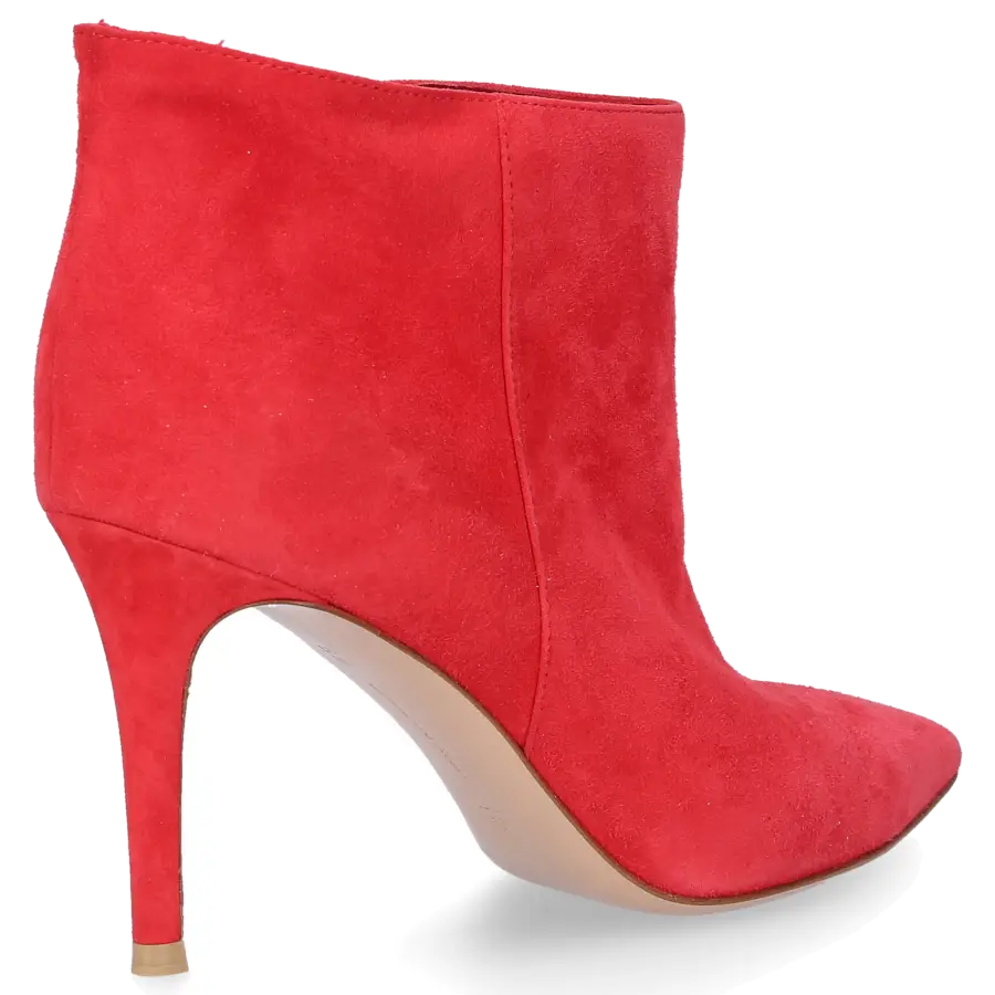 Gianvito Rossi - Klassische Stiefeletten G09660 Veloursleder - rot