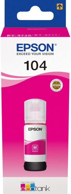 Epson 104 Original Nachfülltinte C13T00P340 Magenta