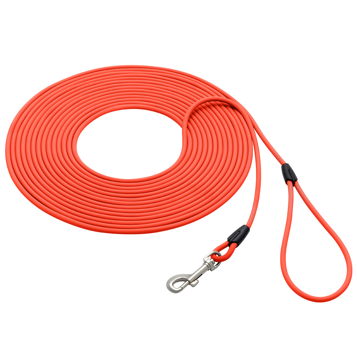 bio-leine Hundeleinen bio-leine bis 25kg Biothane Schleppleine orange 5 m