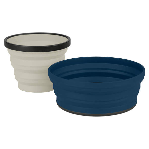 X-SET: 2-PCE   (X-MUG,X BOWL &  STORAGE POUCH) - Campinggeschirr
