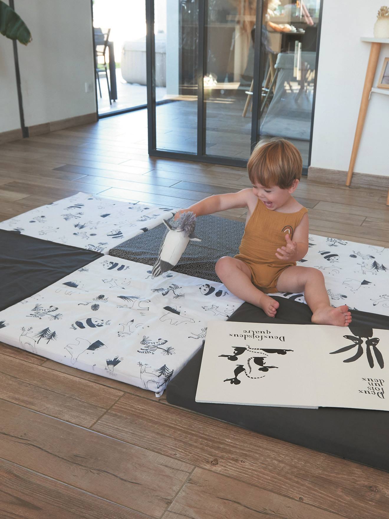 Tapis de Motricité XL Black and White Experience