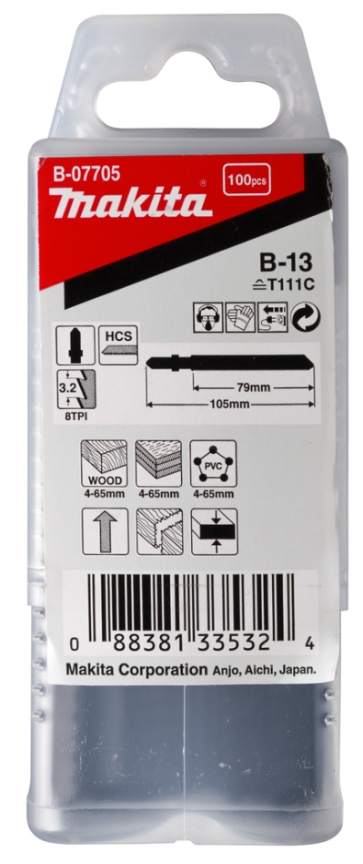 Lamă de ferăstrău Makita Accessories B-07705 B13 100 bucăți