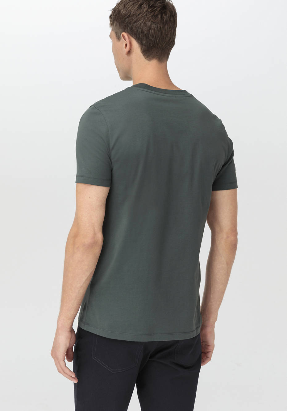 V-Shirt Regular aus reiner Bio-Baumwolle