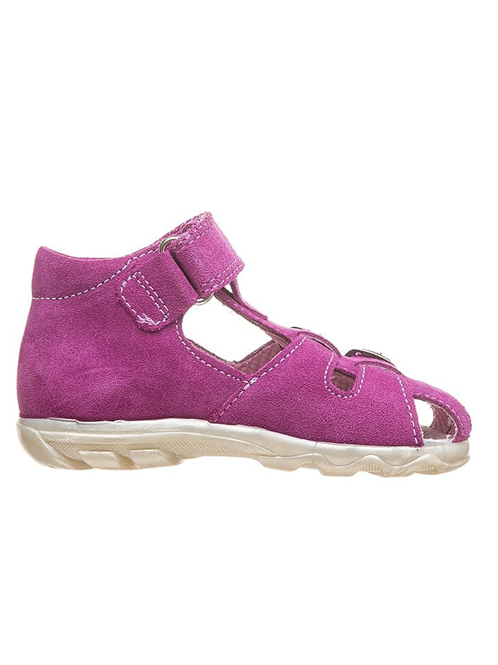 Richter Shoes Leder-Halbsandalen in Pink günstig kaufen 19