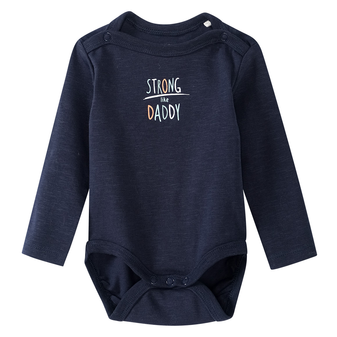 2 Baby Langarmbodys mit Schriftzug