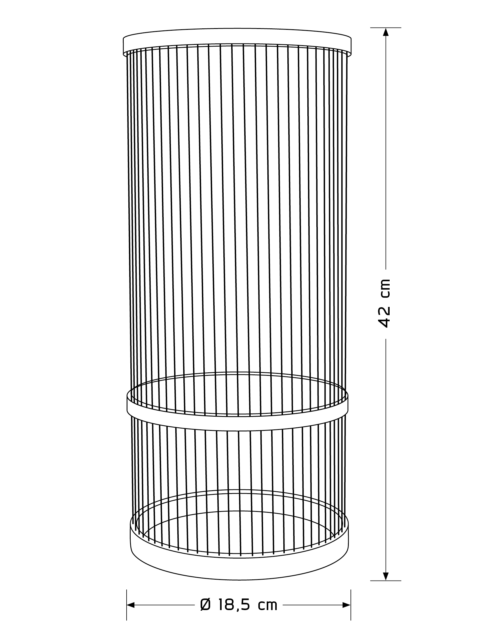 Ischi Filigree Tischleuchte, Schwarz