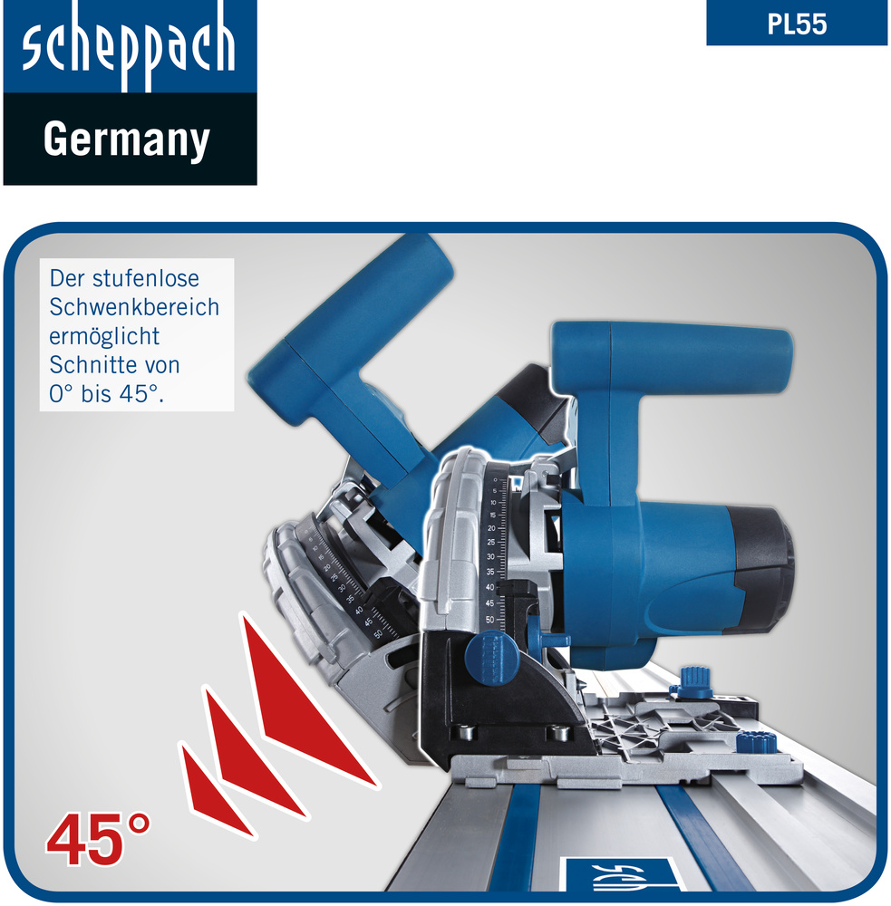 Scheppach 160 mm Tauchsägen-Set PL55
