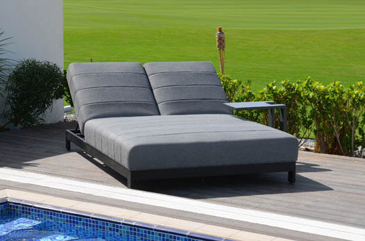 OUTDOORSonnenliege 2-er Sunbrella