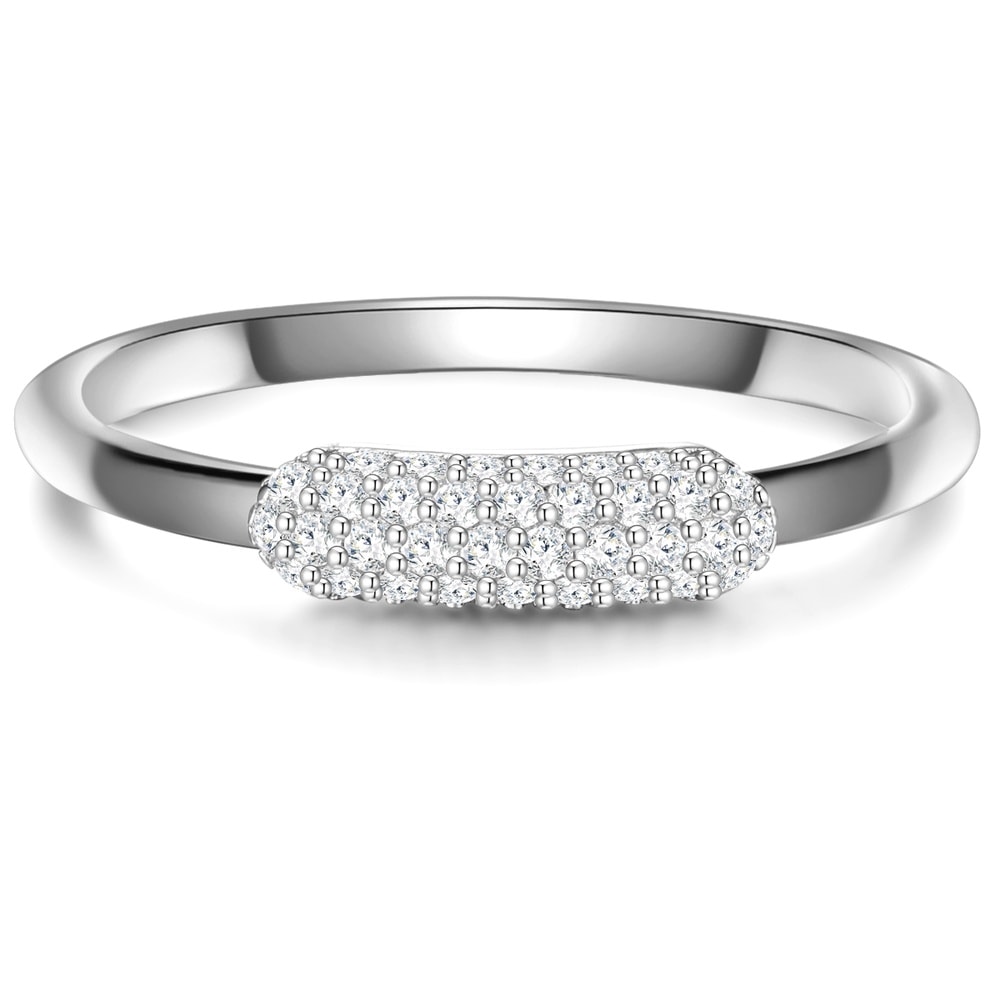 Glanzstücke München Bague en argent Argent sterling Oxyde de zirconium (CZ) en Argent Bague