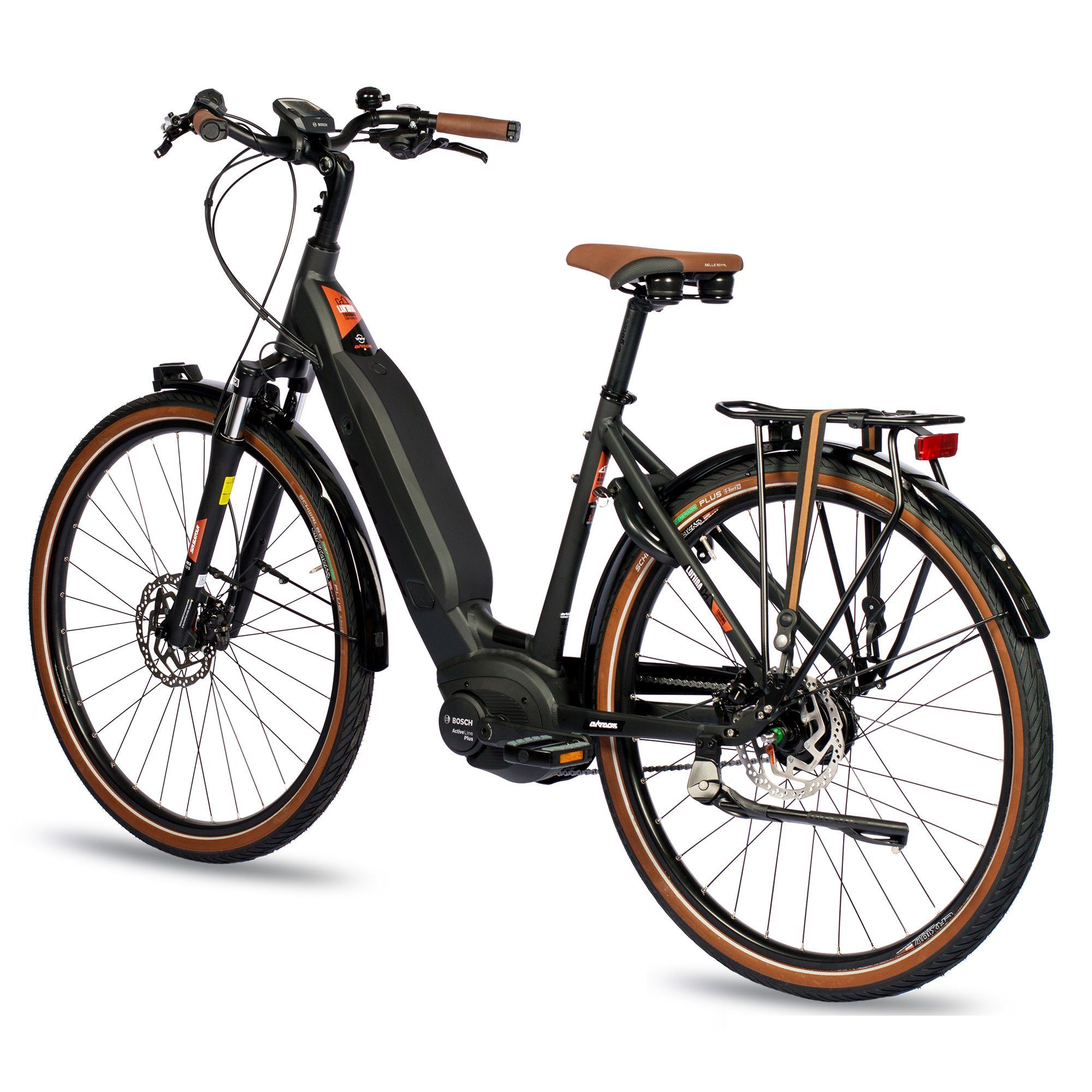 Airtracks E-Bike 28 Zoll Damen E-Bike BOSCH City LS LUMINA ACTIVE PLUS LINE 500 Wh, 8 Gang, Nabenschaltung, Mittelmotor, 500 Wh Akku, City Low Step Fahrrad SHIMANO NEXUS 8 45cm 50cm - 2023
