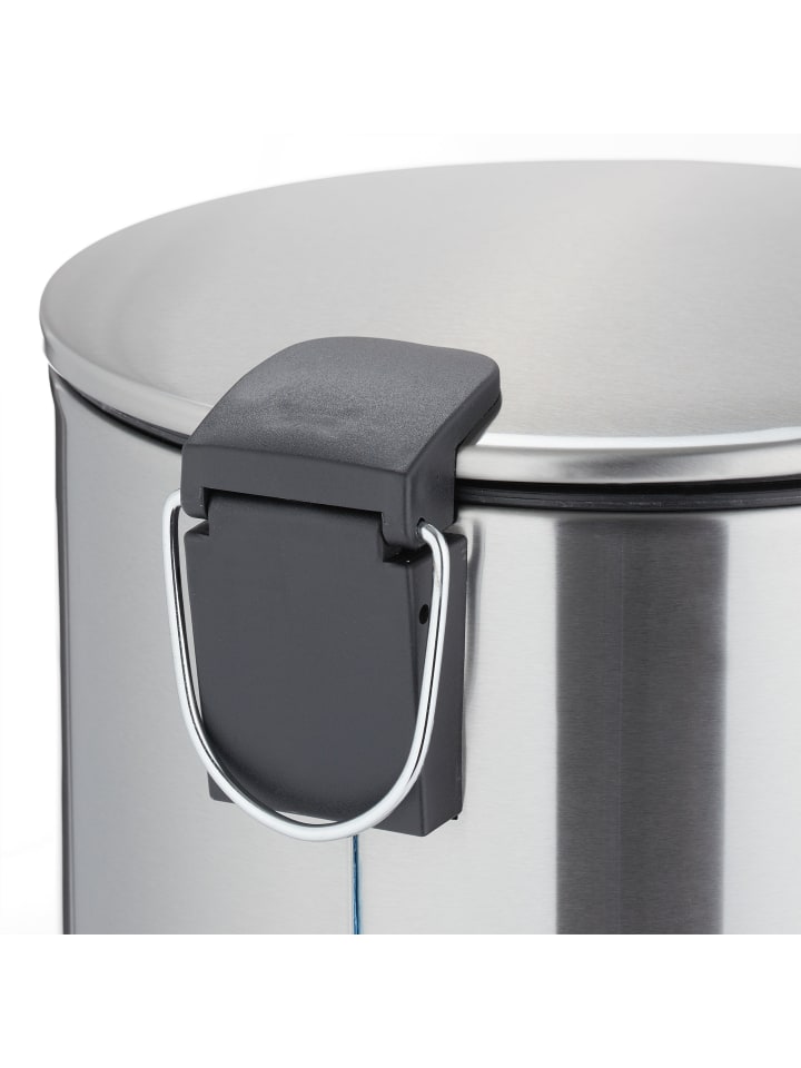 relaxdays Treteimer in Silber - 12 l günstig kaufen onesize