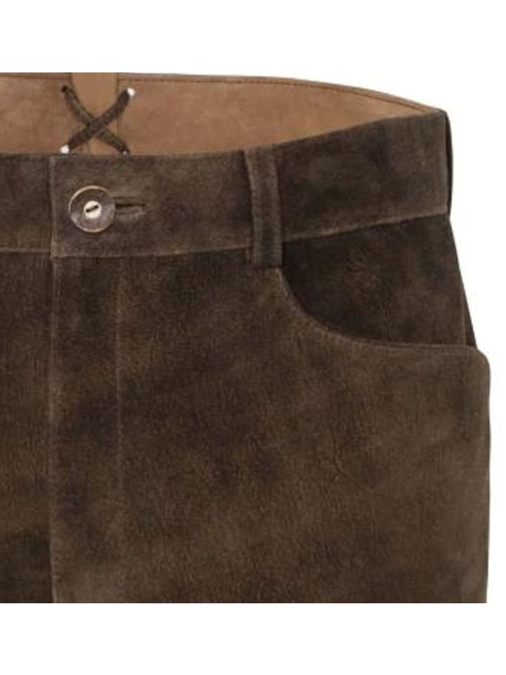 Spieth & Wensky Lederhose in Braun günstig kaufen 56