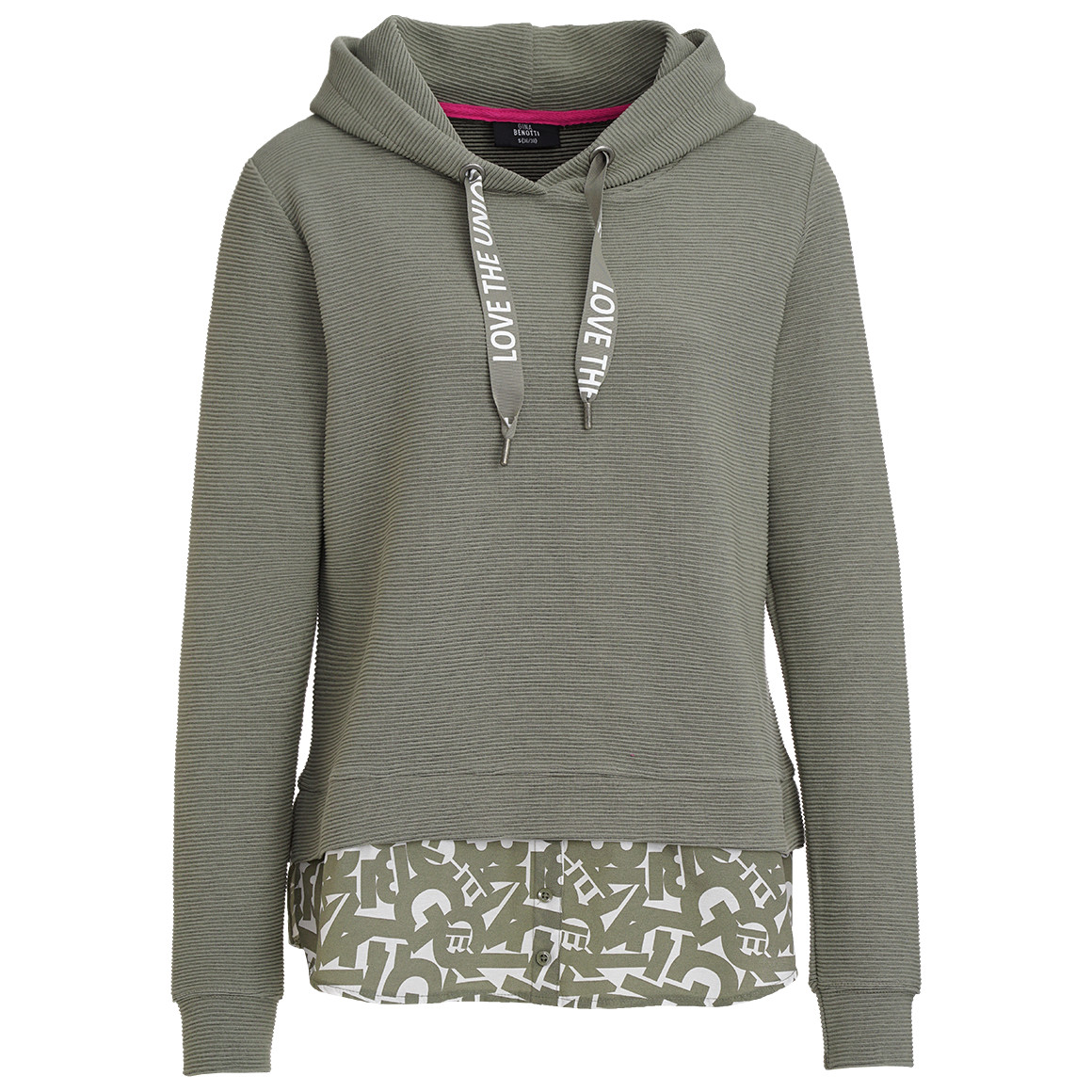 Damen Sweatshirt im Lagen-Look