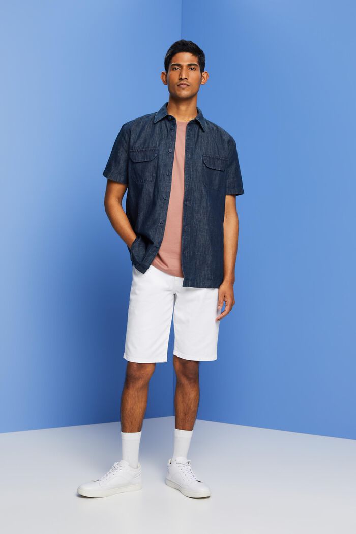 Kurzarmhemd im Jeans-Look