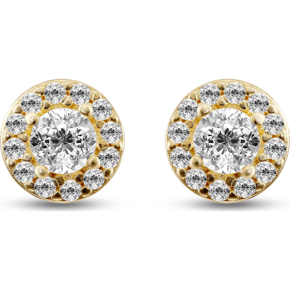 FAVS Boucles d'oreilles à fermoir à poussette 375 Or jaune Boucles d'oreilles