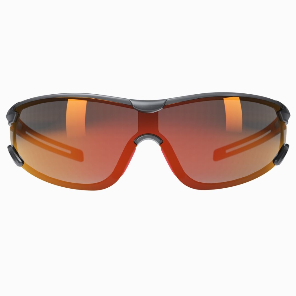 Hellberg 21333-001 Krypton Okulary ochronne AF+AS dymne czerwone